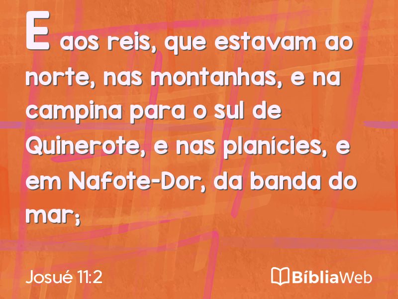 Josué 11:2 em imagem para compartilhar