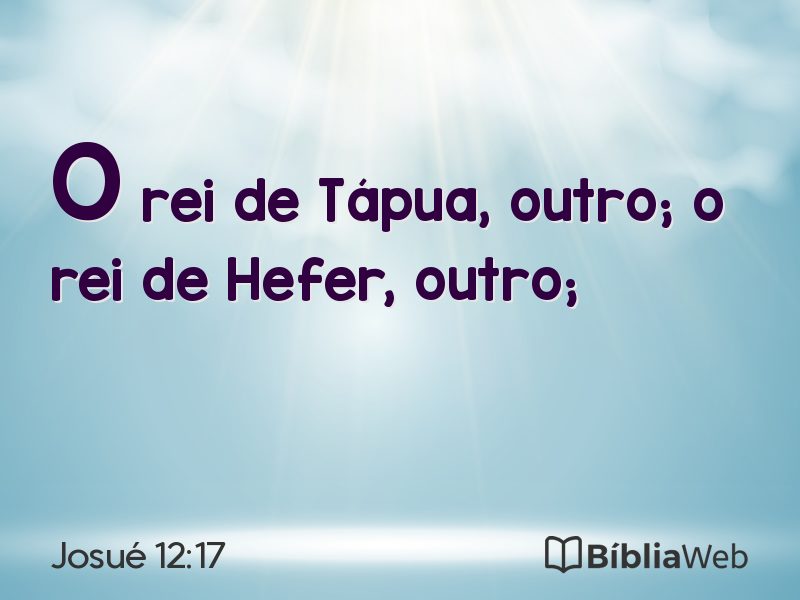 Josué 12:17 em imagem para compartilhar
