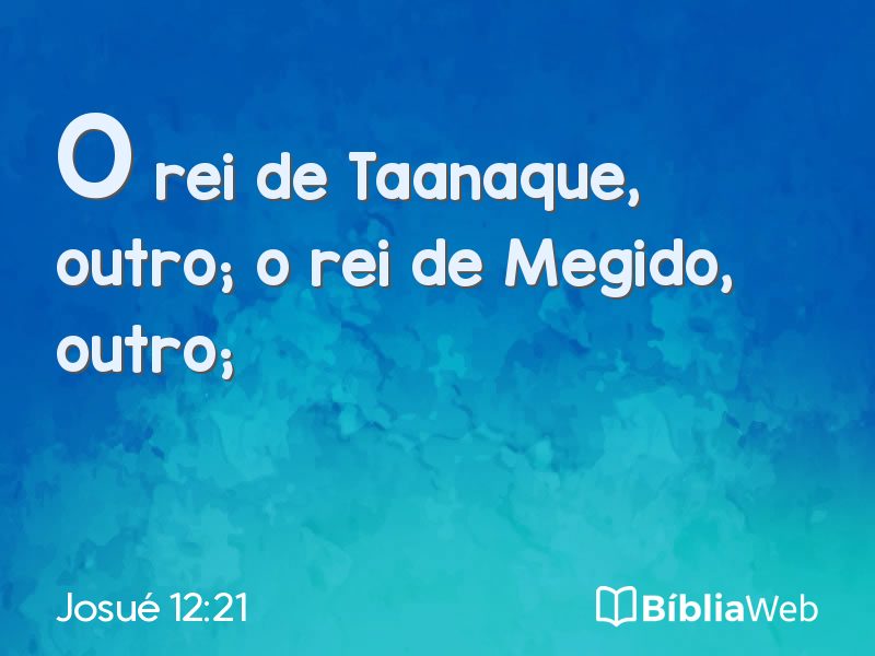 Josué 12:21 em imagem para compartilhar