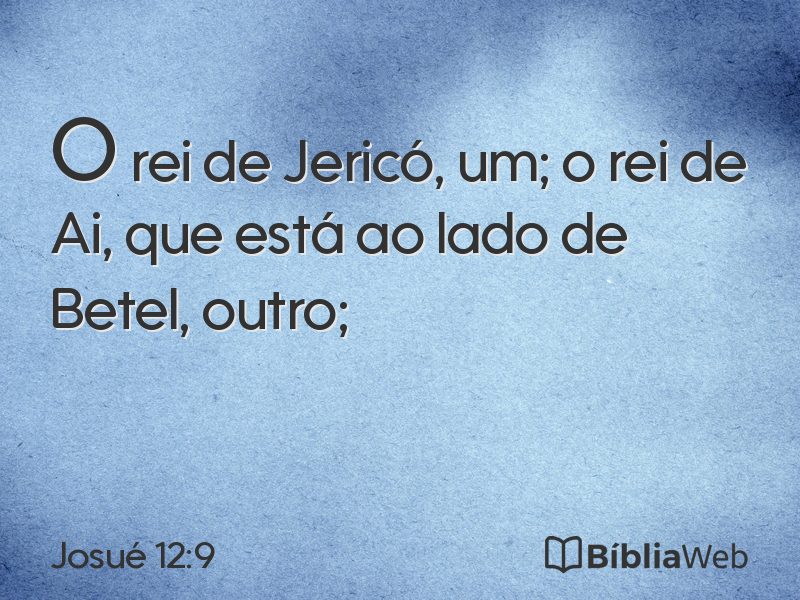Josué 12:9 em imagem para compartilhar
