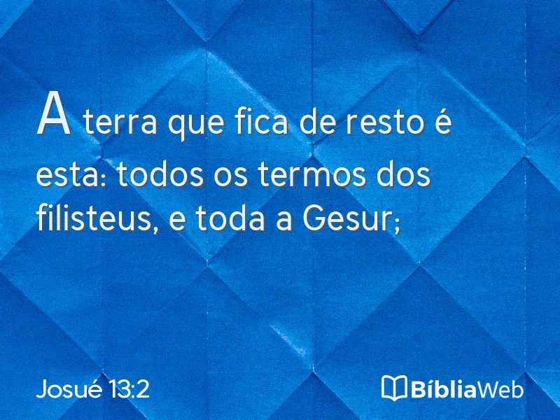 Josué 13:2 em imagem para compartilhar