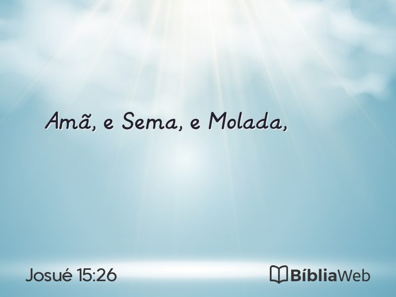 Josué 15:26 em imagem para compartilhar