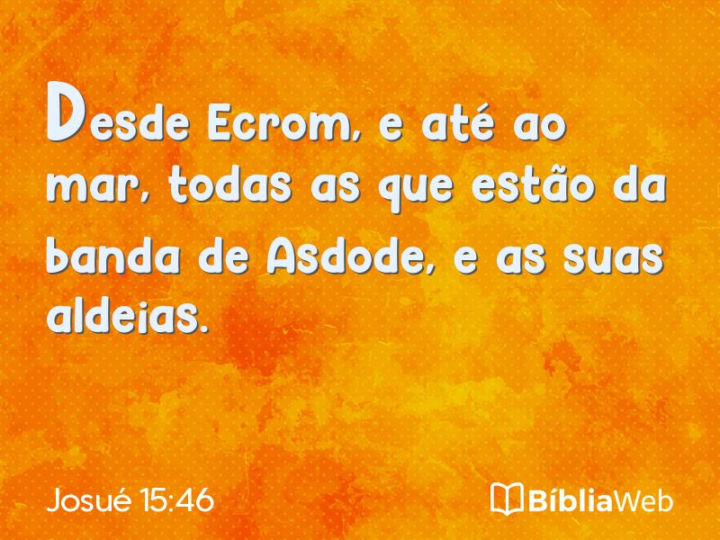 Josué 15:46 em imagem para compartilhar