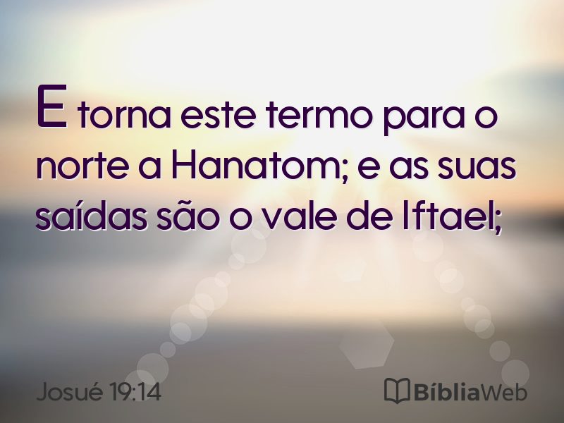 Josué 19:14 em imagem para compartilhar