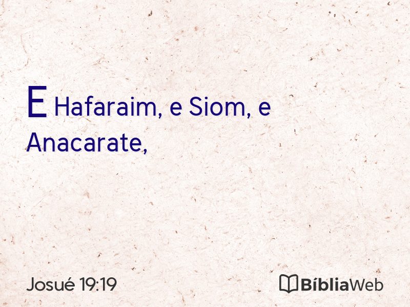 Josué 19:19 em imagem para compartilhar