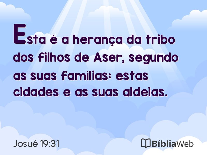 Josué 19:31 em imagem para compartilhar