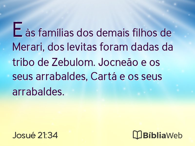 Josué 21:34 em imagem para compartilhar