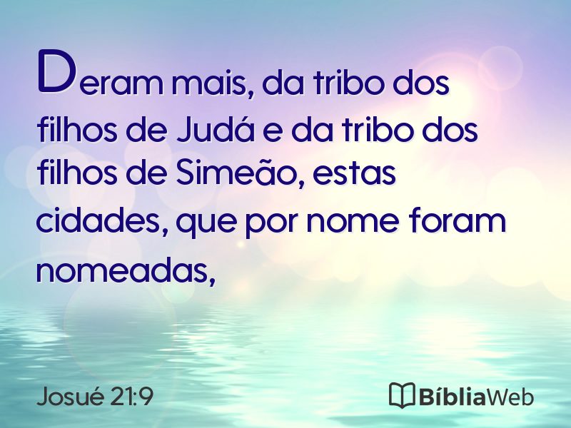 Josué 21:9 em imagem para compartilhar