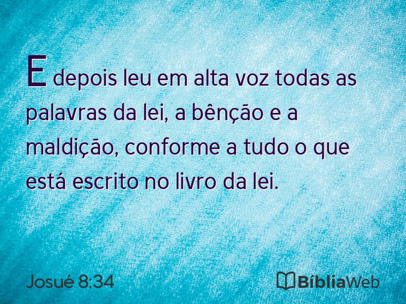 Josué 8:34 em imagem para compartilhar