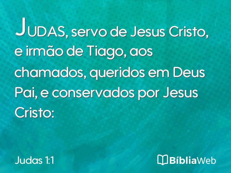 Judas 1:1 em imagem para compartilhar