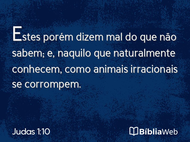 Judas 1:10 em imagem para compartilhar