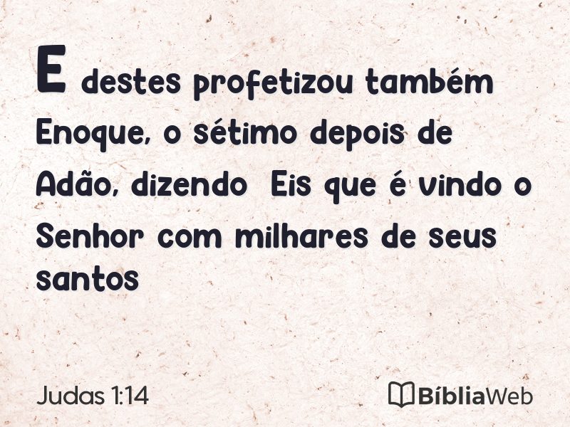 Judas 1:14 em imagem para compartilhar