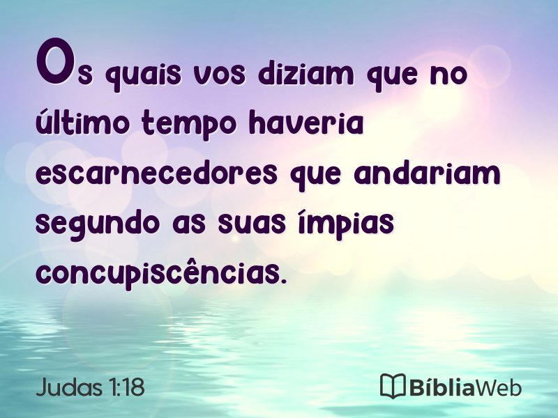 Judas 1:18 em imagem para compartilhar
