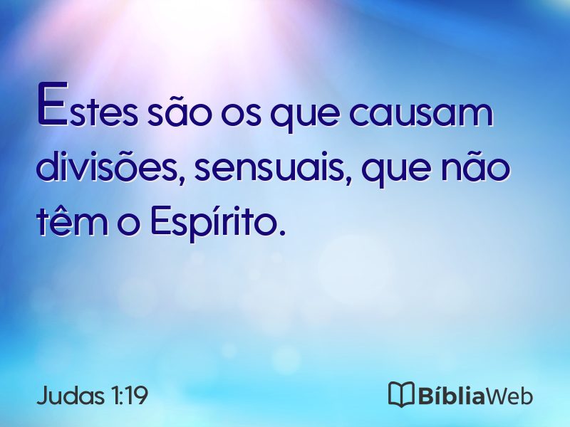 Judas 1:19 em imagem para compartilhar