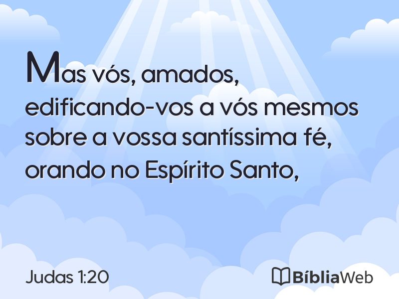 Judas 1:20 em imagem para compartilhar