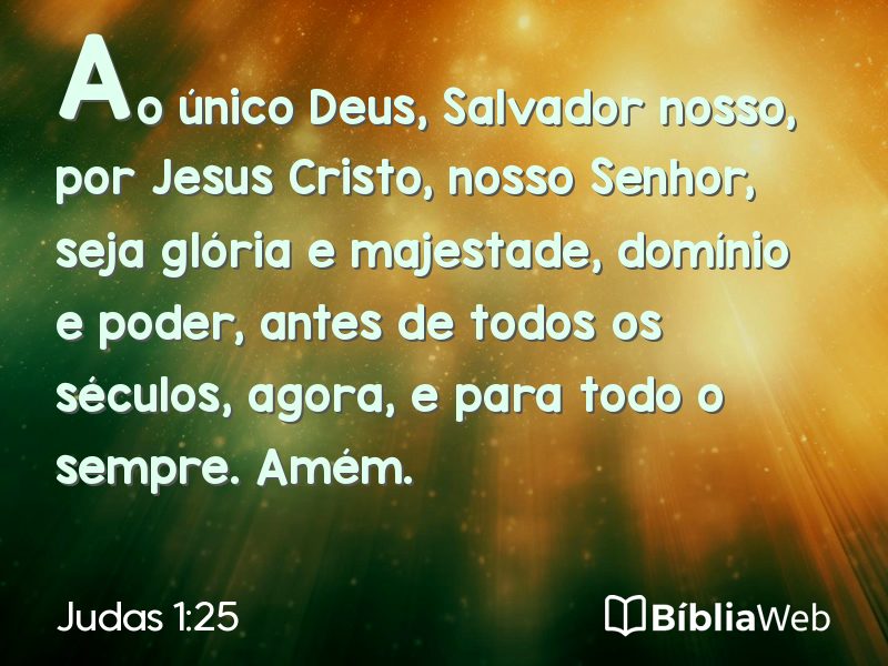 Judas 1:25 em imagem para compartilhar