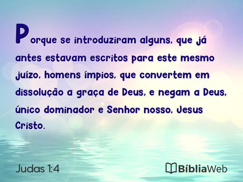 Judas 1:4 em imagem para compartilhar