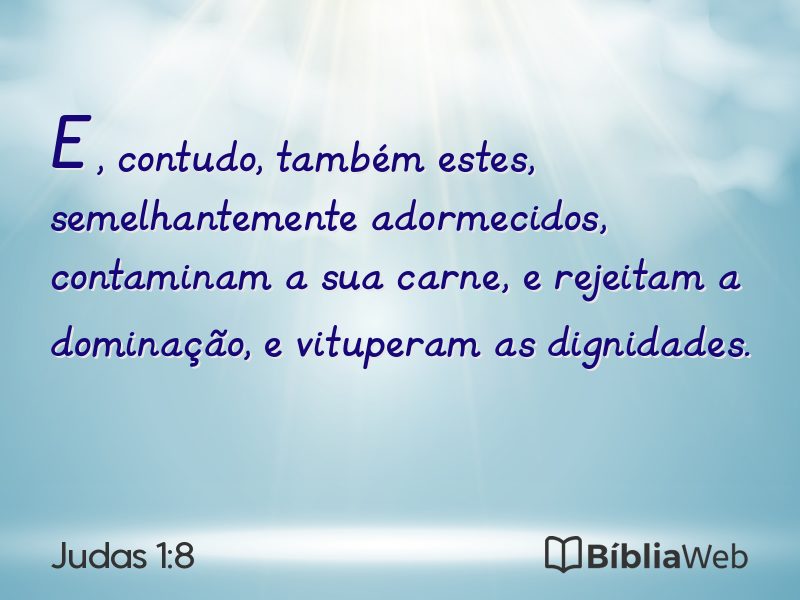 Judas 1:8 em imagem para compartilhar