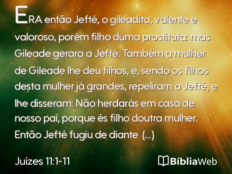 Juízes 11:1-11 em imagem para compartilhar