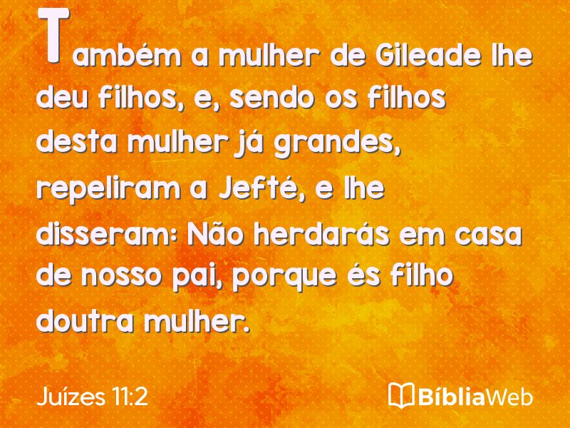 Juízes 11:2 em imagem para compartilhar
