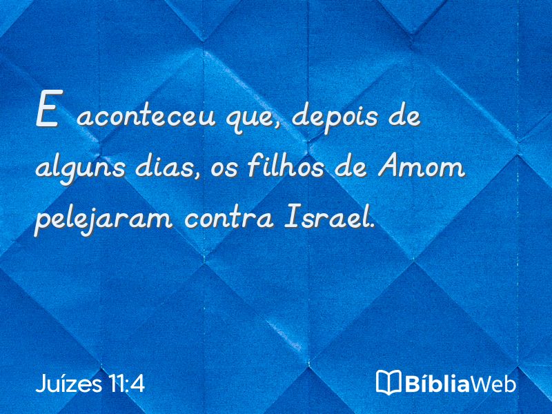 Juízes 11:4 em imagem para compartilhar