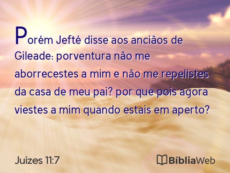 Juízes 11:7 em imagem para compartilhar