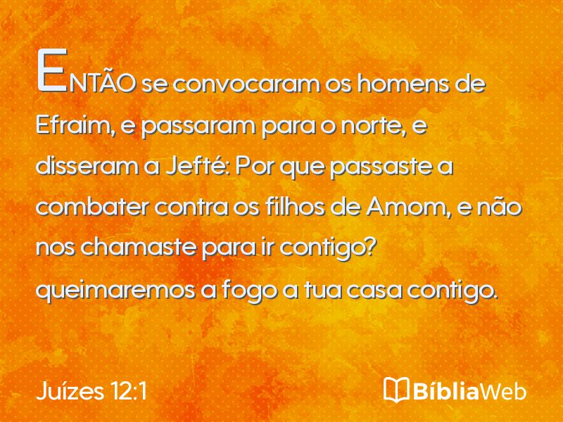 Juízes 12:1 em imagem para compartilhar