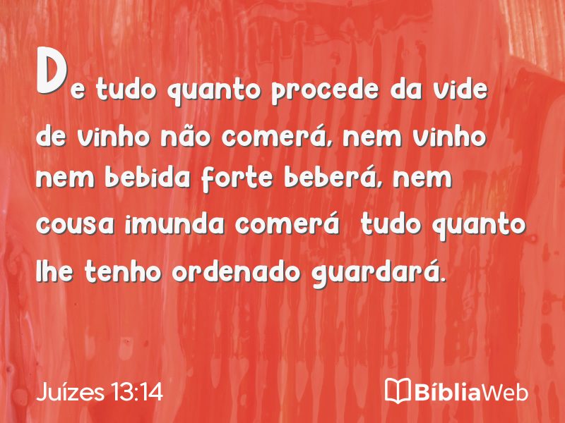 Juízes 13:14 em imagem para compartilhar
