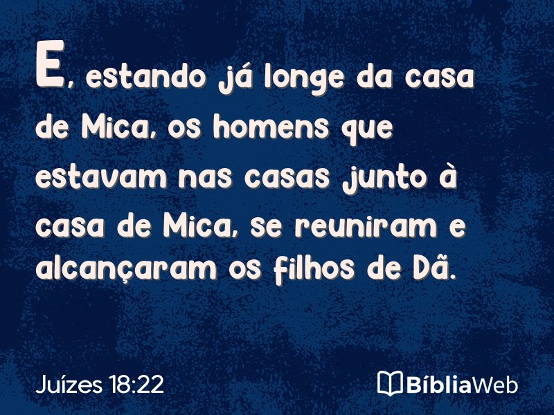 Juízes 18:22 em imagem para compartilhar