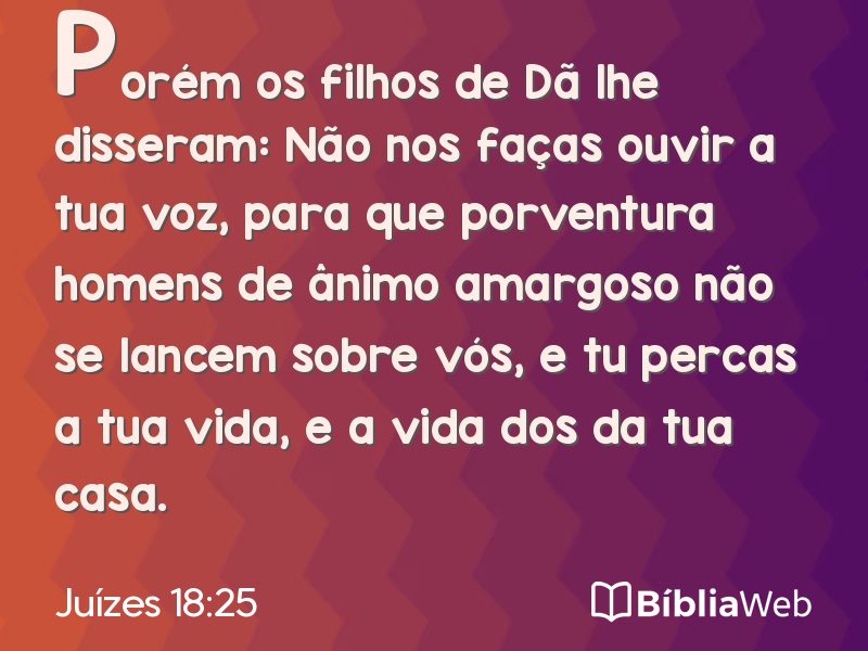 Juízes 18:25 em imagem para compartilhar