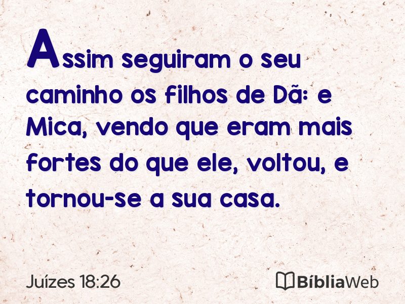 Juízes 18:26 em imagem para compartilhar