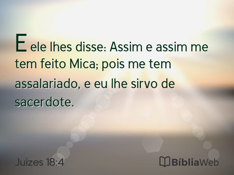 Juízes 18:4 em imagem para compartilhar