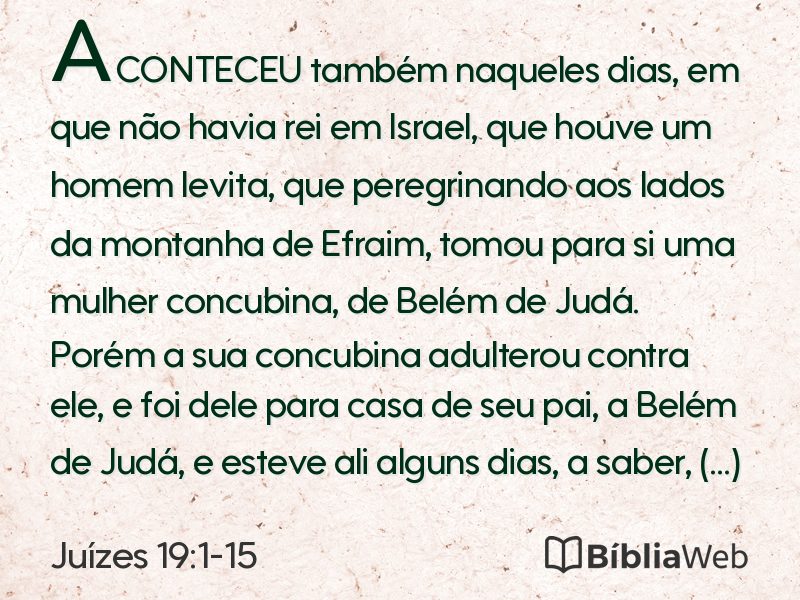 Juízes 19:1-15 em imagem para compartilhar