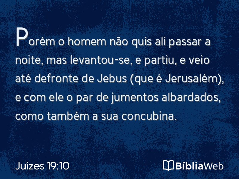 Juízes 19:10 em imagem para compartilhar
