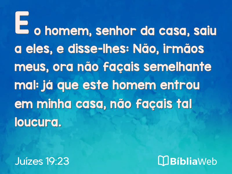 Juízes 19:23 em imagem para compartilhar