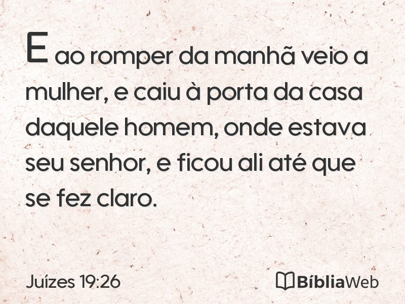 Juízes 19:26 em imagem para compartilhar
