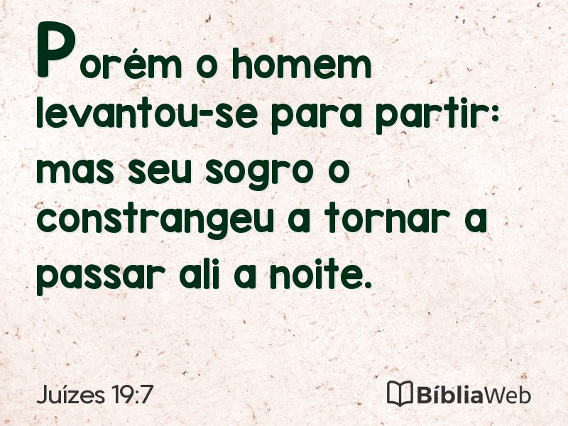 Juízes 19:7 em imagem para compartilhar