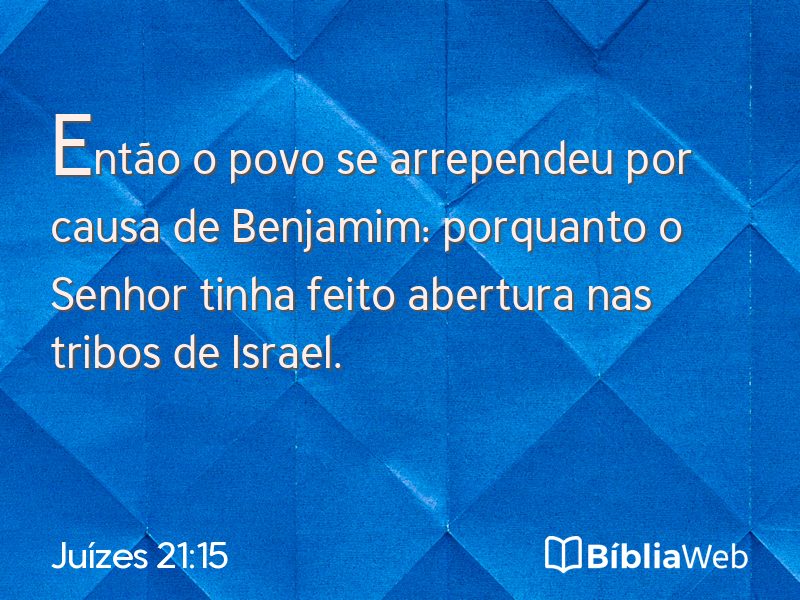 Juízes 21:15 em imagem para compartilhar