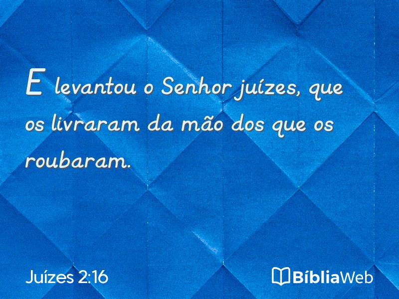 Juízes 2:16 em imagem para compartilhar