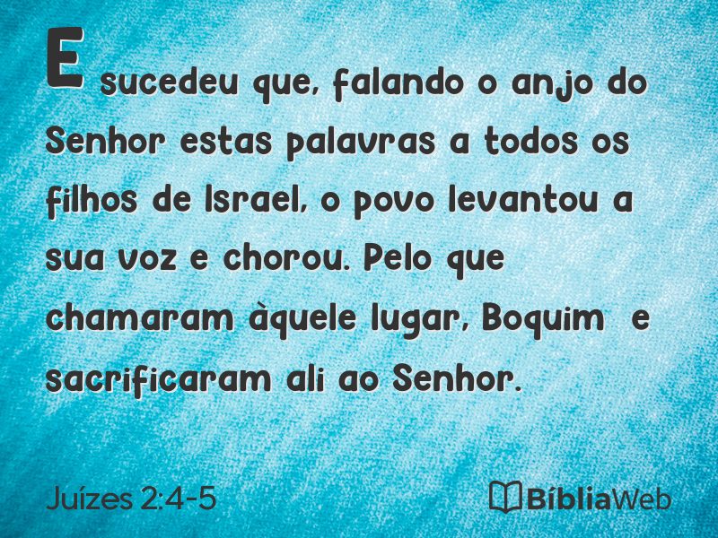 Juízes 2:4-5 em imagem para compartilhar