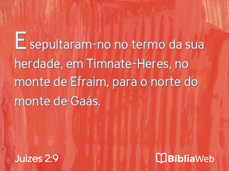 Juízes 2:9 em imagem para compartilhar