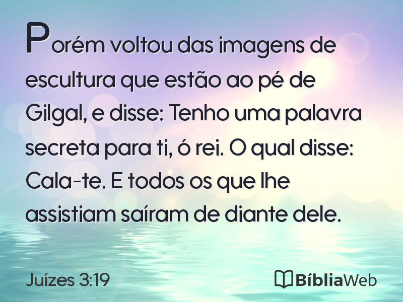 Juízes 3:19 em imagem para compartilhar