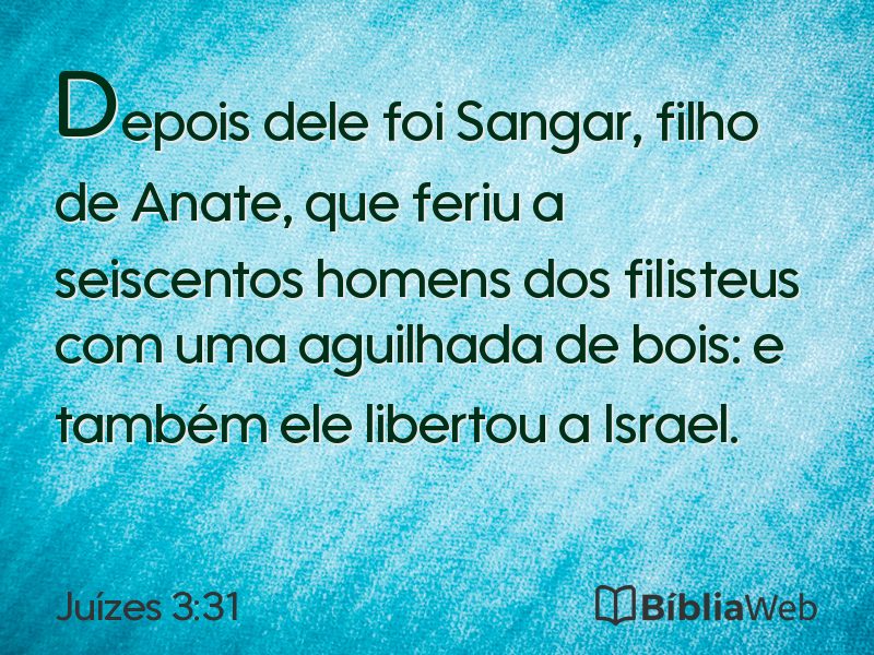 Juízes 3:31 em imagem para compartilhar