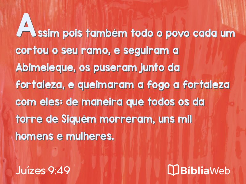 Juízes 9:49 em imagem para compartilhar