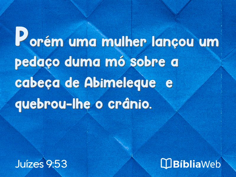 Juízes 9:53 em imagem para compartilhar