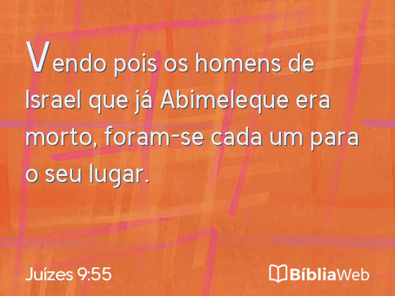 Juízes 9:55 em imagem para compartilhar
