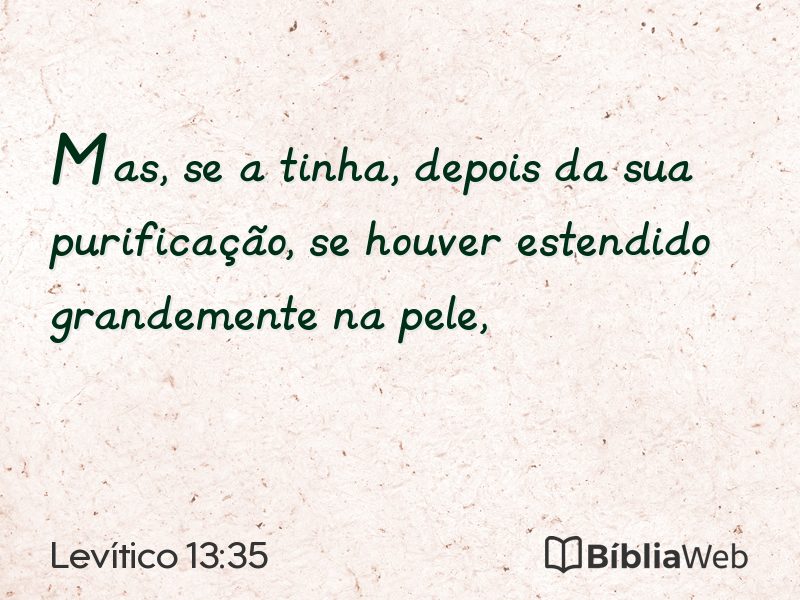 Levítico 13:35 em imagem para compartilhar