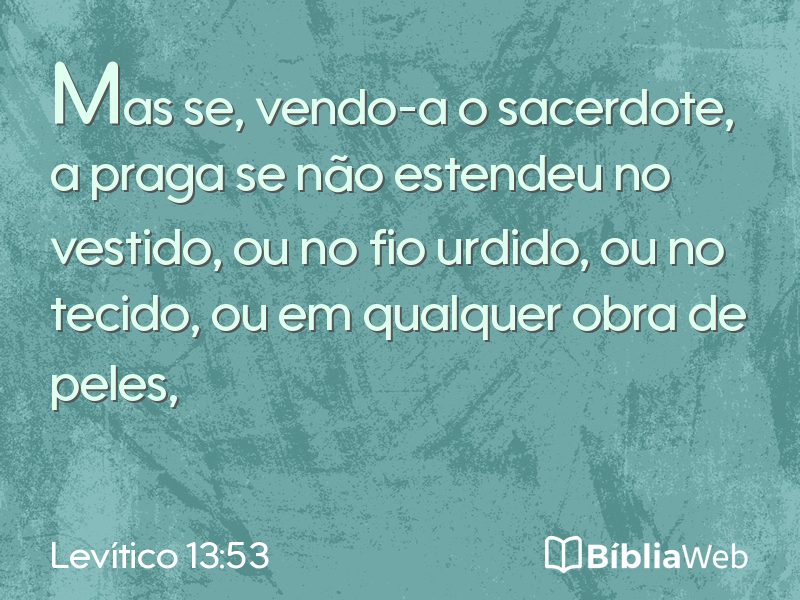Levítico 13:53 em imagem para compartilhar