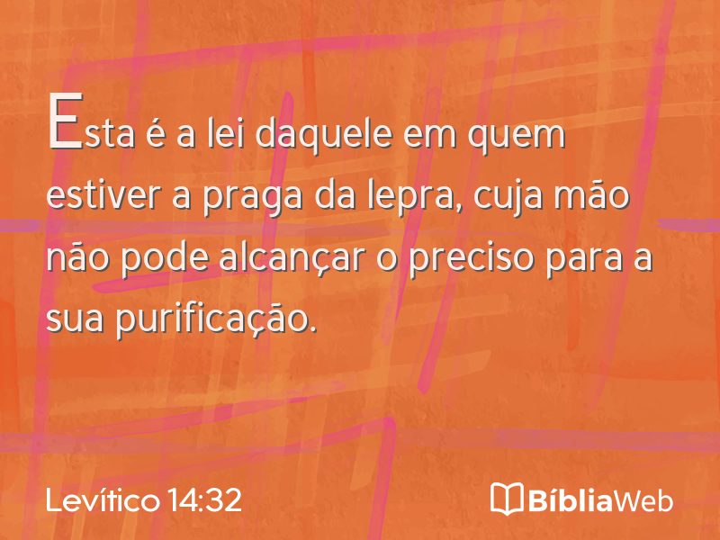 Levítico 14:32 em imagem para compartilhar