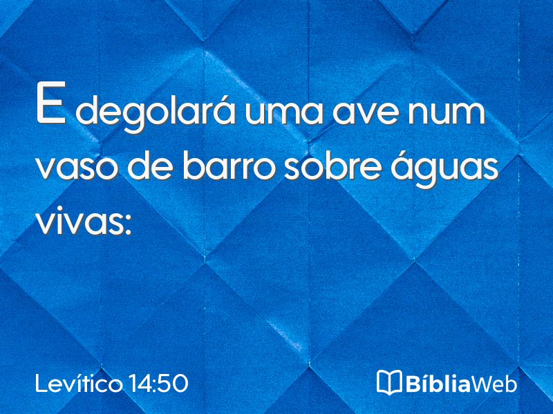 Levítico 14:50 em imagem para compartilhar